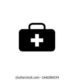 First Aid Kit Icon Vector Illustration