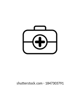 First Aid Kit Icon Vector Illustration