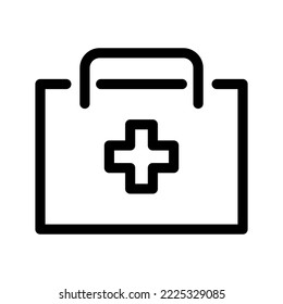 First Aid Kit Icon Vector Symbol Design Illustration