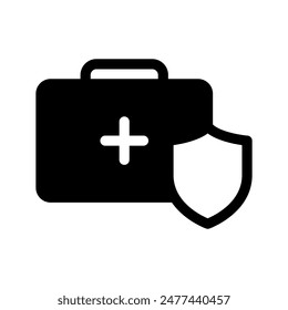 First Aid Kit Icon Vector Symbol Design Illustration