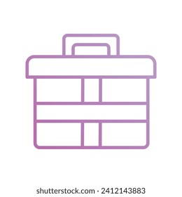 icono del kit de primeros auxilios con ilustración de material vectorial de fondo blanco