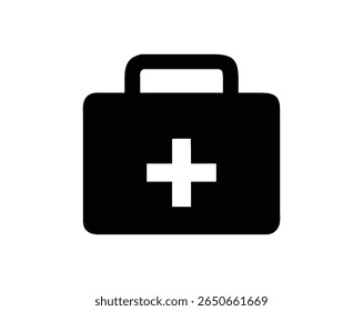 First Aid Kit Icons, Emergency Cross Symbols, Vector file.