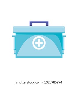 first aid kit isolated icon