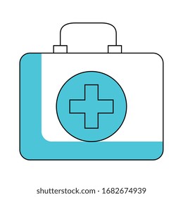 first aid kit isolated icon vector illustration design