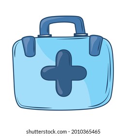 icono aislado del kit de primeros auxilios