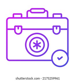 first aid kit Modern concepts design, vector illustration