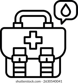 First Aid Kit New Creative Icon Design Vector