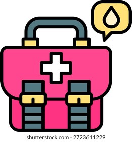 First Aid Kit New Creative Icon Design Vector