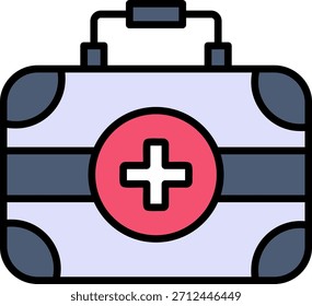 Kit de primeiros socorros Novo Ícones Design Vetor