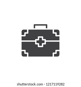 First aid kit outline icon. linear style sign for mobile concept and web design. Medical case simple line vector icon. Doctor box symbol, logo illustration. Pixel perfect vector graphics