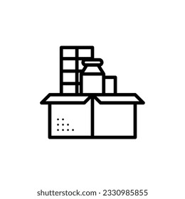 icono simple del kit de primeros auxilios en fondo blanco