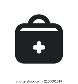 Primer icono sólido del kit de ayuda