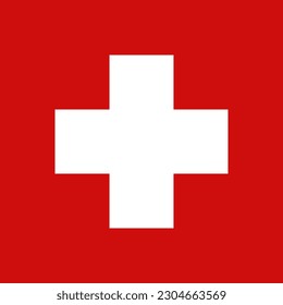 First aid kit symbol. Vector graphic.