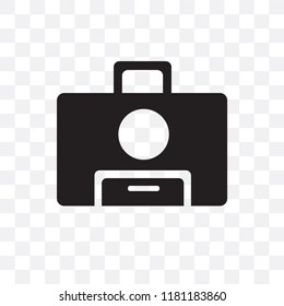 First aid kit vector icon isolated on transparent background, First aid kit logo concept