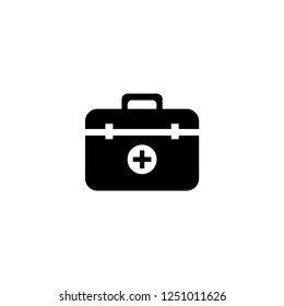first aid kit vector icon. first aid kit sign on white background. first aid kit icon for web and app