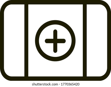 Verbandskasten-Vektorsymbol