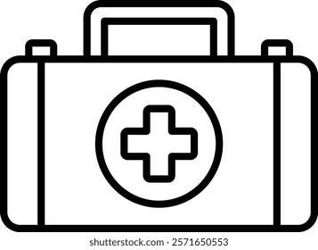 First Aid Kit vector icon. Can be used for printing, mobile and web applications.