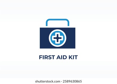FIRST AID KIT vector, icon or logo sign isolated symbol illustration
