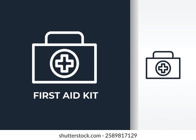 First Aid Kit Vector, Icon Or Logo Sign Isolated Symbol Illustration