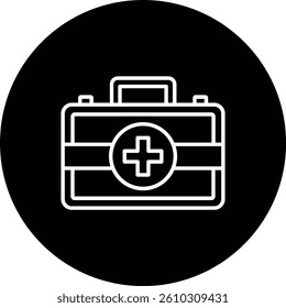 First aid kit vector icon. Can be used for printing, mobile and web applications.