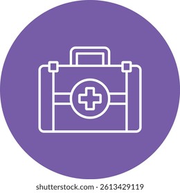 First Aid Kit vector icon. Can be used for printing, mobile and web applications.