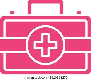 Icono de Vector del kit de primeros auxilios. Se puede utilizar para aplicaciones de impresión, móviles y de Web.