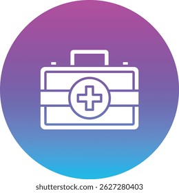 First aid kit vector icon. Can be used for printing, mobile and web applications.