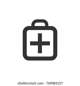 first aid kit vector icon