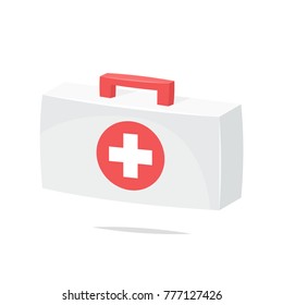 First aid kit vector isolated