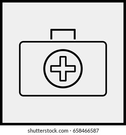 First aid line icon.