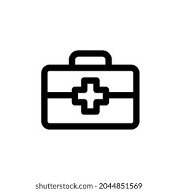 first aid Line icon for business website,apps, and many more