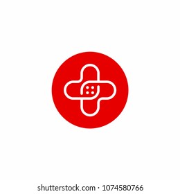 First aid logo designs. Available in vector.
