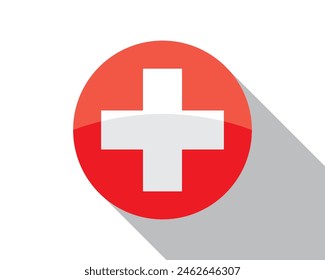 First aid logo vector illustration. Symbol, icon, emergency, medical, medicine, treatment, hospital, ambulance, doctor, pharmacy, accident. Can use for infographic, banner, poster, web design.