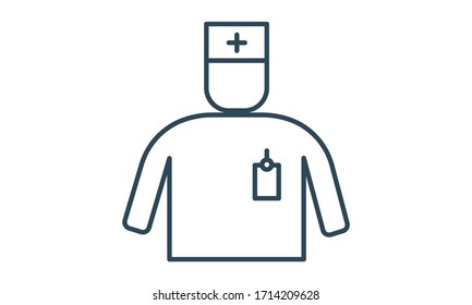 First aid man icon for emergency assistance and healthcare support