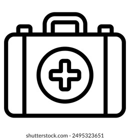 First Aid medical hospital icon illustration