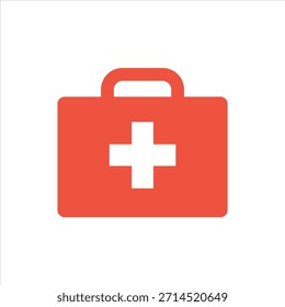 First Aid Medical Kit Flat Icon