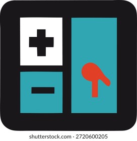  Diseño de icono de Vector de botiquín de primeros auxilios