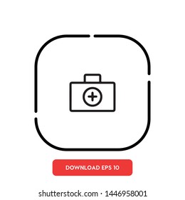 First aid, medicine symbol vector icon