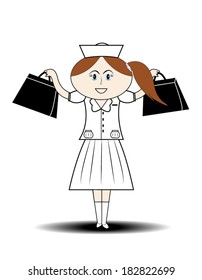 First Aid Nurse Handbag