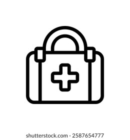 First Aid Outline Icon. First Aid Icon