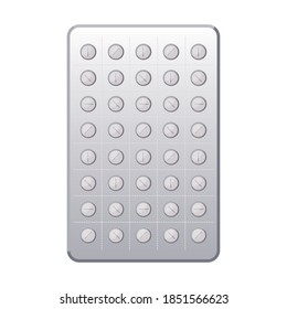 first AID pill chart icon on white background vector illustration design