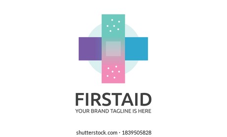 Plantilla de logotipo Premium de First Aid