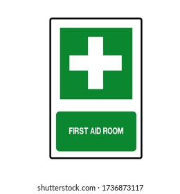 First Aid Room Symbol Vector Illustration Stock Vector (Royalty Free ...