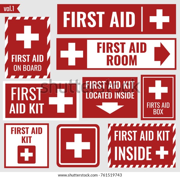 First aid\
set