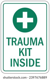 First aid sign and labels