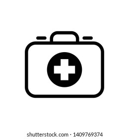 First Aid Sign Vector Icon Design Template