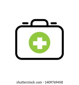 First Aid Sign Vector Icon Design Template