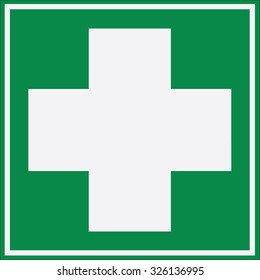 First Aid sign vector illustration