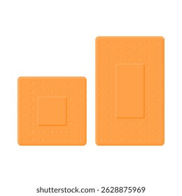 Vetor de gesso pegajoso de primeiros socorros. Ícones De Primeiros Socorros. Saúde e assistência médica.