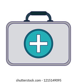 First aid suitcase symbol